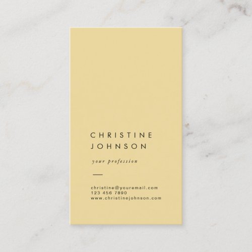 plain elegant  business card