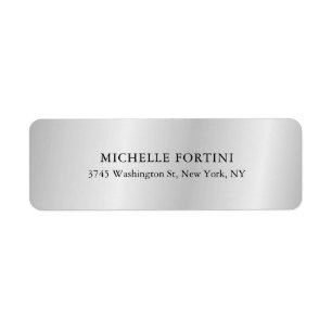 Plain Elegant Classical Simple Label