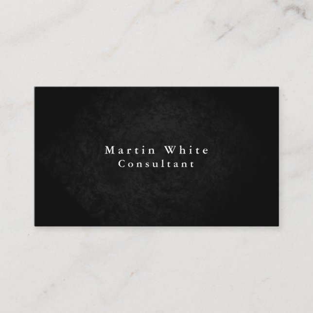 Plain Elegant Gray Black Red Professional Modern Business Card (Front)