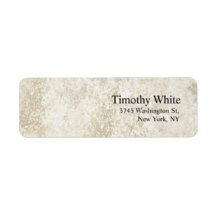 Plain Elegant Minimalist Modern Stone Wall Label