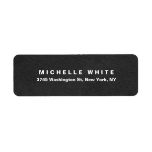 Plain Elegant Modern Minimalist Grey Wall Design Label