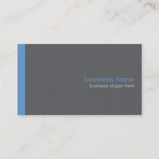 Plain Elegant Modern Simple Blue Stripe Business Card