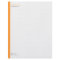 Plain Elegant Modern Simple Orange Stripe on White