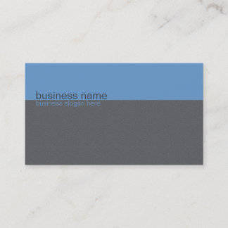 Plain Elegant Simple Blue / Grey Stripe Business Card
