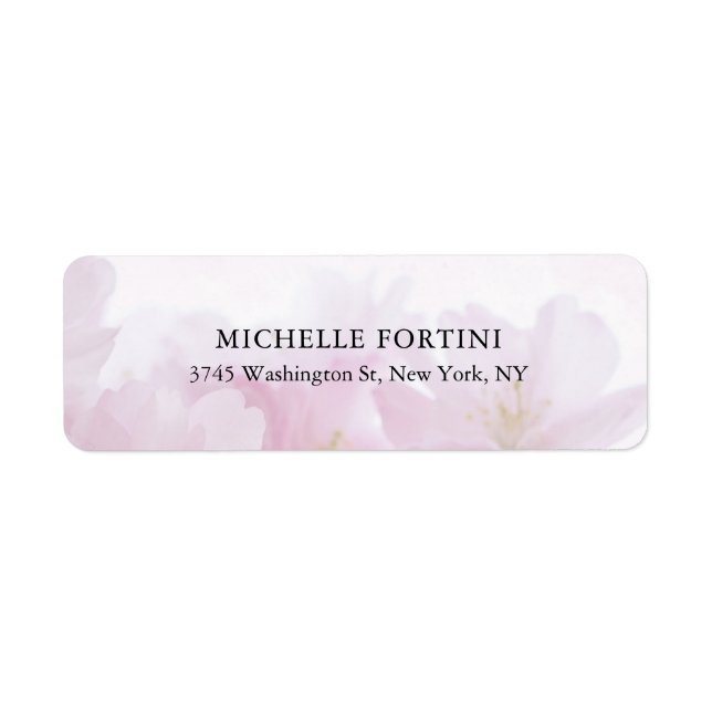 Plain Elegant Simple Modern Label (Front)