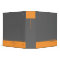 Plain Elegant Simple Orange / Grey Stripe