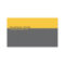 Plain Elegant Simple Yellow / Grey Stripe