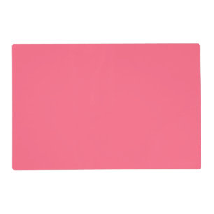 Plain Flamingo Love Hot Pink placemat