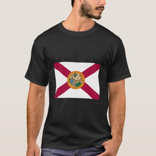 Plain Florida State Flag Simple T_Shirt