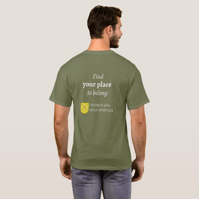 Plain Front Find Your Place V2 T-Shirt (Back Full)