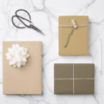 Plain Ginger Fortune Cookie Brown Shades 3 Tones Wrapping Paper Sheets<br><div class="desc">Discover the captivating beauty of our Brown Shades collection! Immerse yourself in the subtlety of Fortune Cookie, embrace the understated elegance of Ginger Ale and command attention with the sophistication of Gray Brown in this 3 brown tones collection. Get ready to elevate your celebrations with a touch of timeless allure...</div>