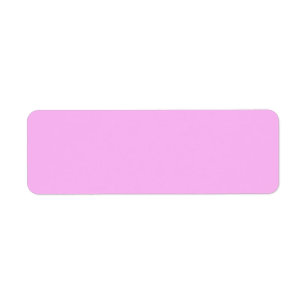 Light Pink Coloured Background Return Address Labels Zazzle