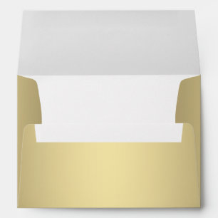 Plain Gold Linen Envelope