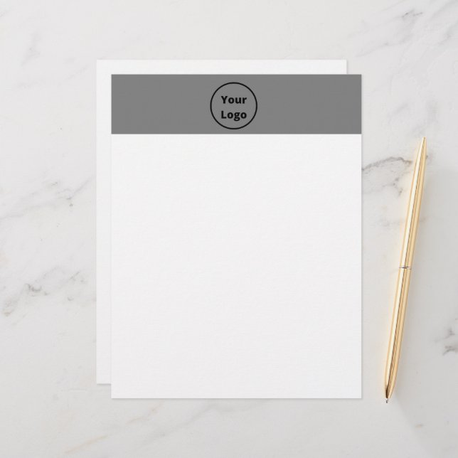 Plain gray letterhead (Front/Back In Situ)