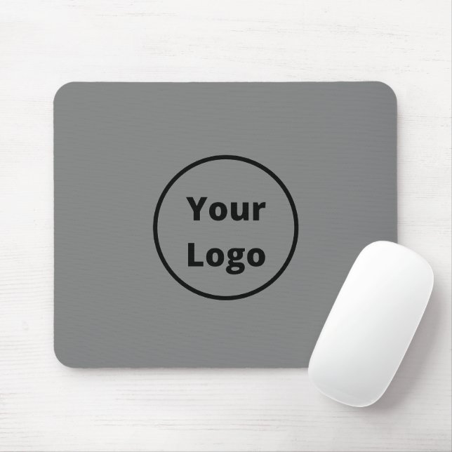 Plain gray mouse pad (With Mouse)