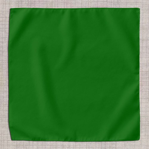 Plain Green Bandana  _ Solid Hunter  Customise