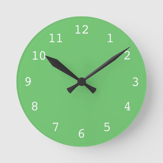 Plain green clock (Front)