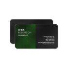 Plain Green Gray Attractive Charm Business Card