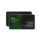 Plain Green Gray Attractive Charm Business Card