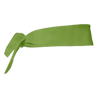 Plain Green Tie Headband