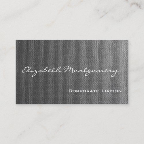 Plain Grey Modern Professional Business Cards