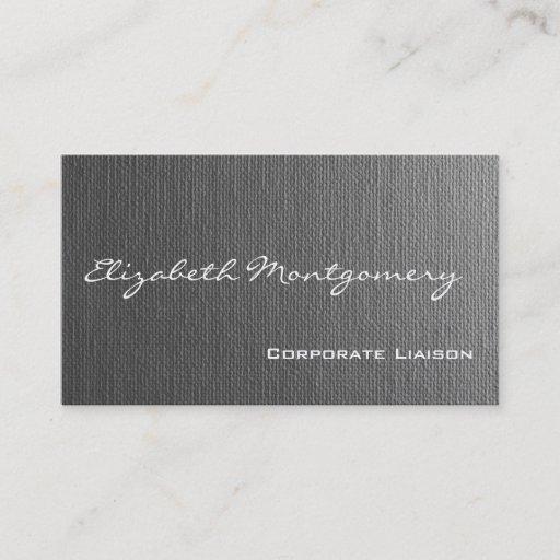 Customizable Plain Grey Modern Professional Business Cards