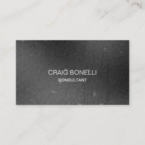 Plain Grey Pattern Professional Business Card