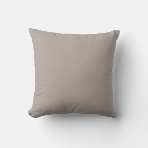 Plain Grey Silver Background Throw Pillow