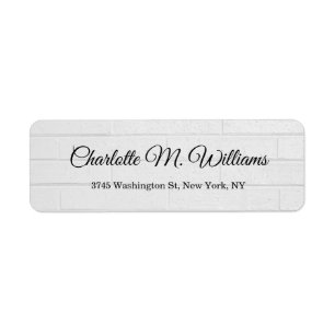 Plain Grey Wall Minimalist Professional Modern Label