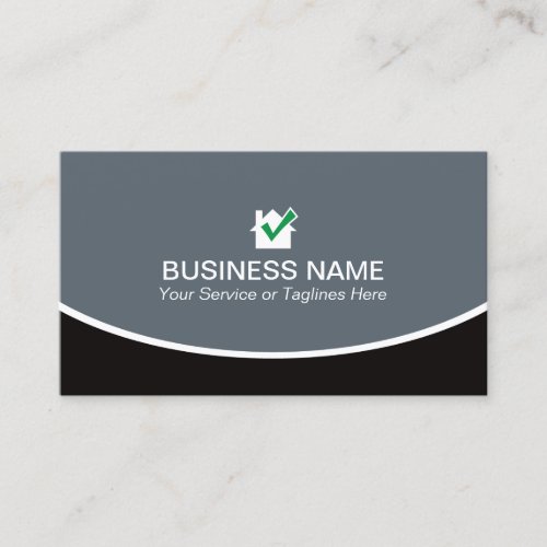 Plain Home Inspections Service Professional Business Card