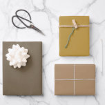 Plain Honey Iced Coffee Brown Shades 3 Tones Wrapping Paper Sheets<br><div class="desc">Discover the captivating beauty of our Brown Shades collection! Immerse yourself in the subtlety of Heavy Brown, embrace the understated elegance of Honey Brown and command attention with the sophistication of Iced Coffee in this 3 brown tones collection. Get ready to elevate your celebrations with a touch of timeless allure...</div>