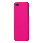 Plain Hot Pink iPhone 5/5S Case (Back Left)