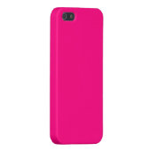Plain Hot Pink iPhone 5/5S Case (Back Right)
