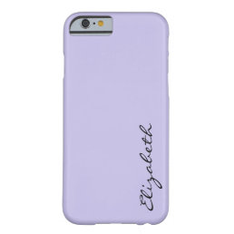 Plain Lavender Background Barely There iPhone 6 Case
