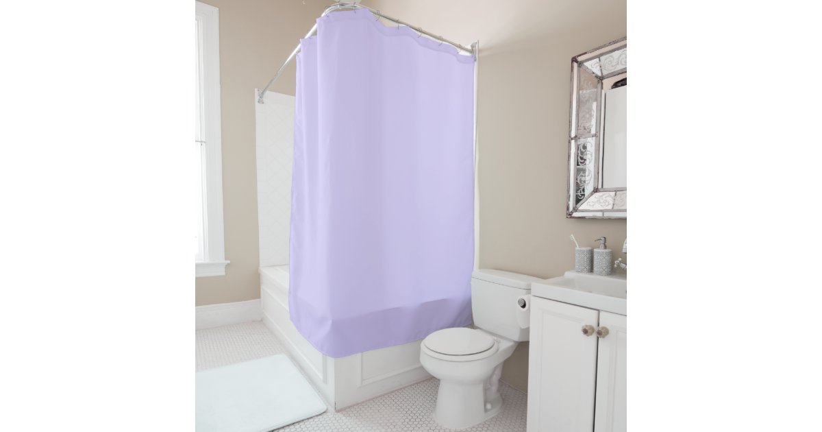 Plain Lavender Shower Curtain Zazzle