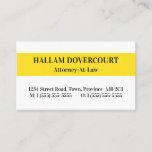 [ Thumbnail: Plain Law Professional Business Card ]