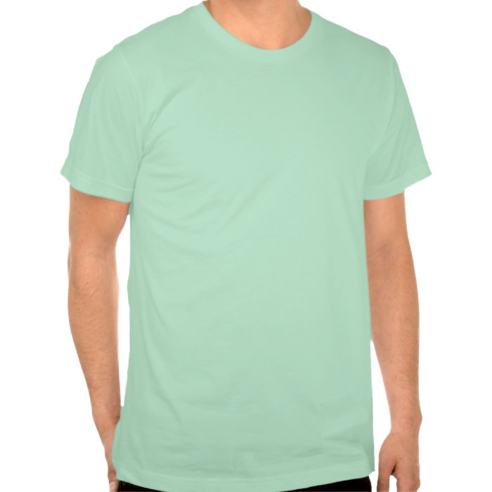 Plain Light Aqua American Apparel Men's T Shirt