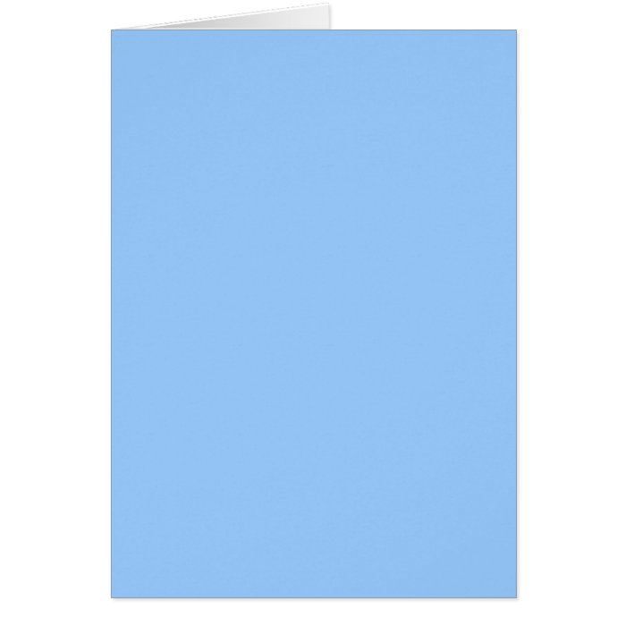 Plain Light Blue Background. Greeting Card