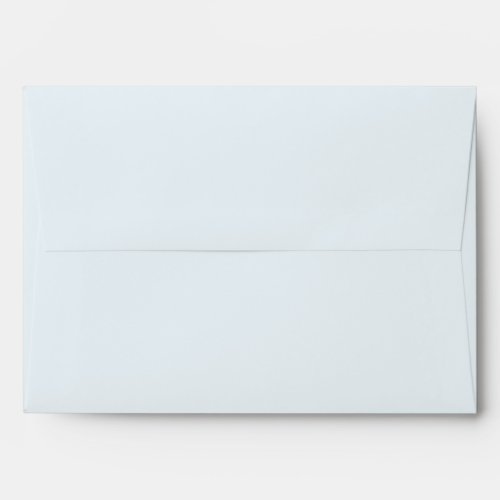 Plain Light Blue Wedding Envelope