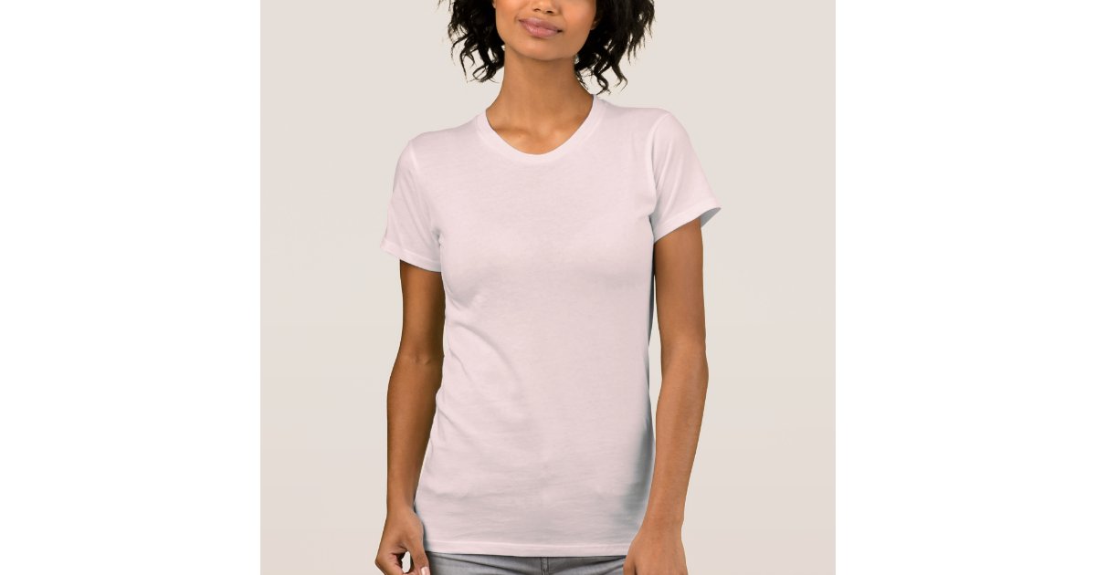 Download Plain light pale pink t-shirt for women, ladies | Zazzle.com