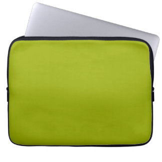 Plain Lime Green Laptop Sleeve