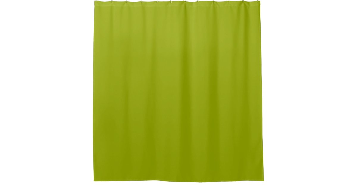 Plain Lime Green Shower Curtain Zazzle