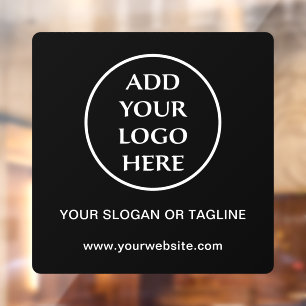 Plain Logo Business Company Corporate Professional Window Cling