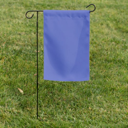 Plain lotus blue garden flag