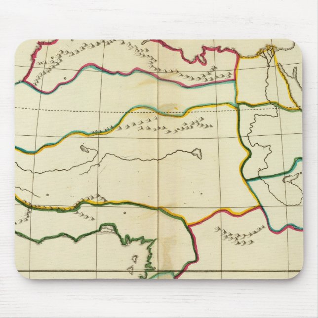 Plain map Africa Mouse Pad (Front)