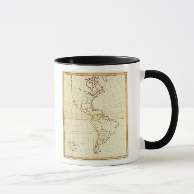 Plain map America Mug (Right)