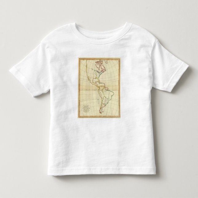 Plain map America Toddler T-shirt (Front)