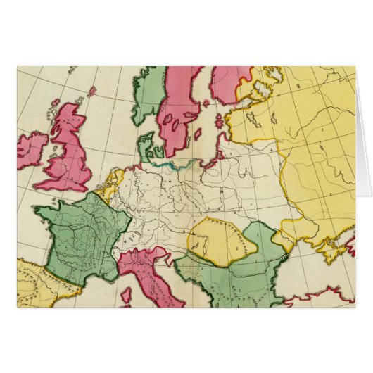 Plain map Europe (Front Horizontal)