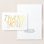 [ Thumbnail: Plain & Minimal "Thank You!" Card ]