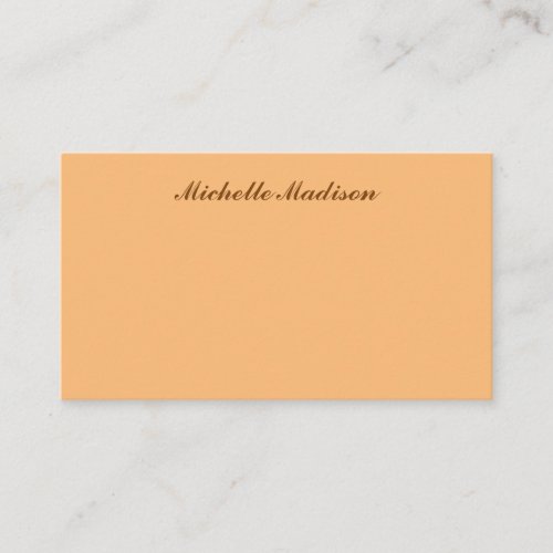 Plain Minimalist Modern Calligraphy  Enclosure Card